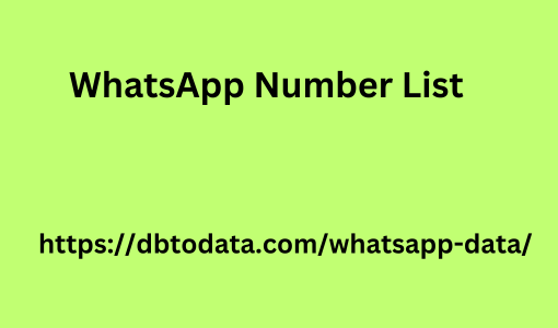 WhatsApp Number List