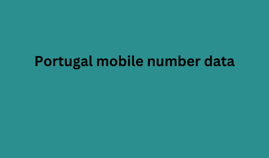 Portugal mobile number data